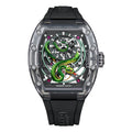 BG6004-R2 Black Crystal Series Automatic Watch