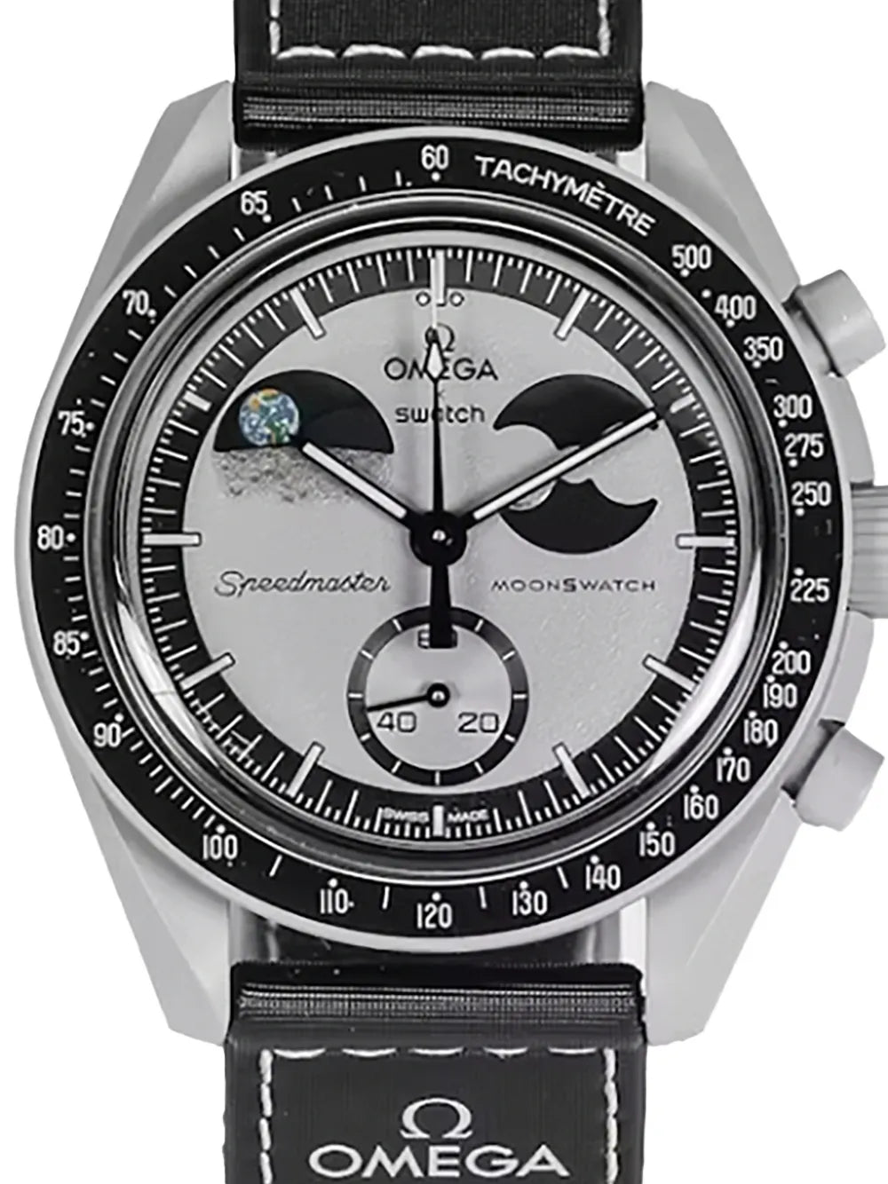 xSwatch Moonswatch Mission To Earthphase 42mm watch