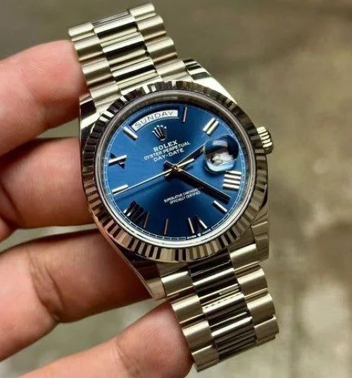 ROLEX DAY DATE (SILVER BLUE)