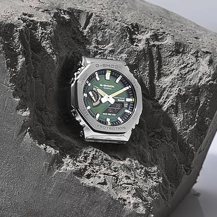 Casio G-Shock GBM-2100A-1A3DR Bluetooth Analog-Digital Green Dial Men (G1583)