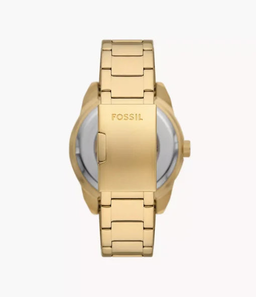 FOSSIL BROWNSMAN AUTOMATIC GOLD TONE STAINLESS STEEL