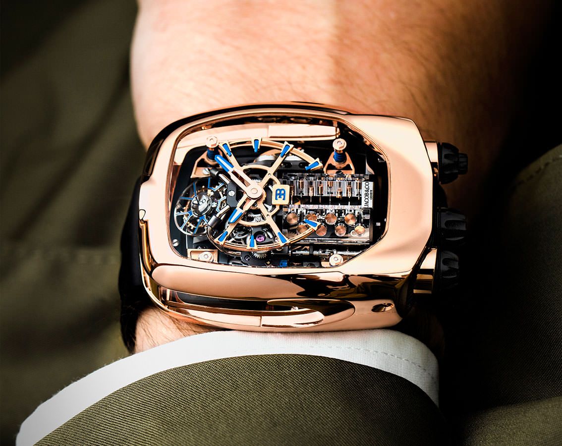 Bugatti Chiron Tourbillon Rose Gold