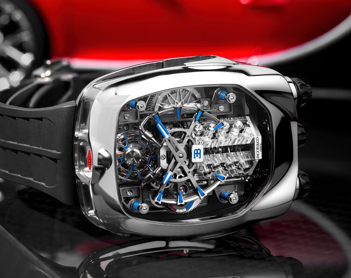 Bugatti Chiron Tourbillon White Gold