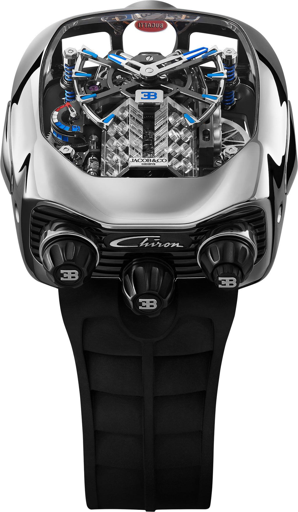 Bugatti Chiron Tourbillon White Gold