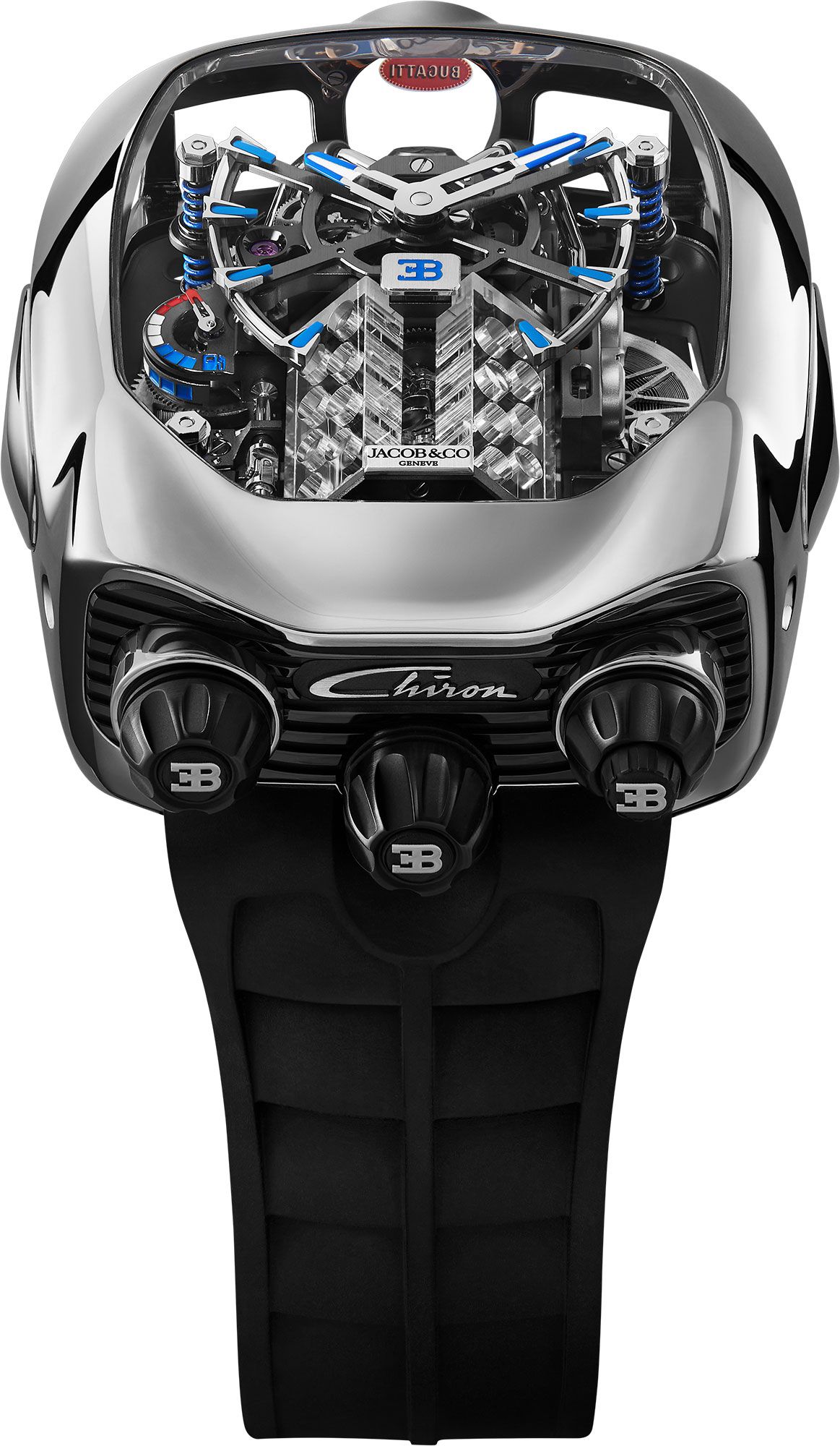 Bugatti Chiron Tourbillon White Gold